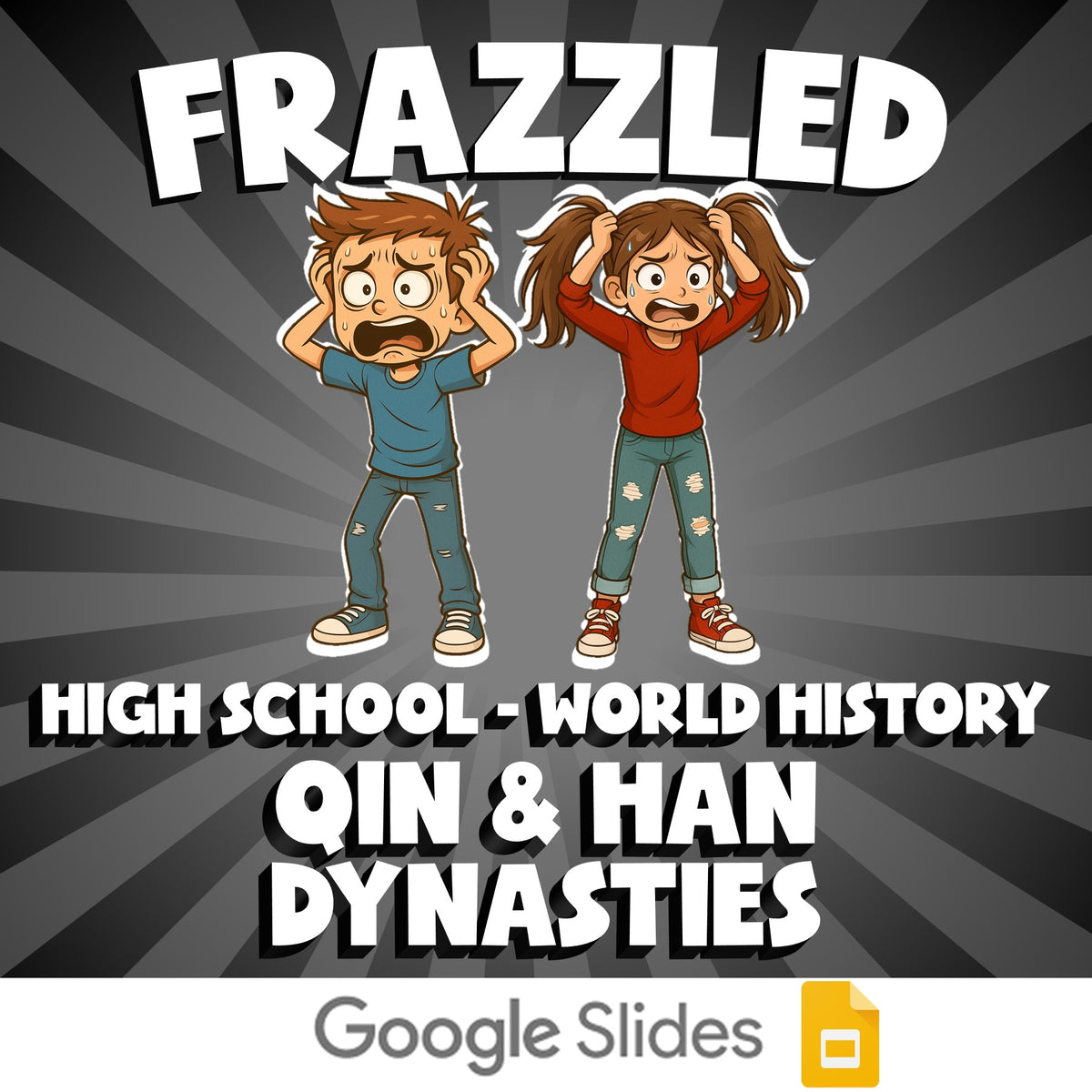 Qin & Han Dynasties FRAZZLED Game - No Prep World History Review Activity