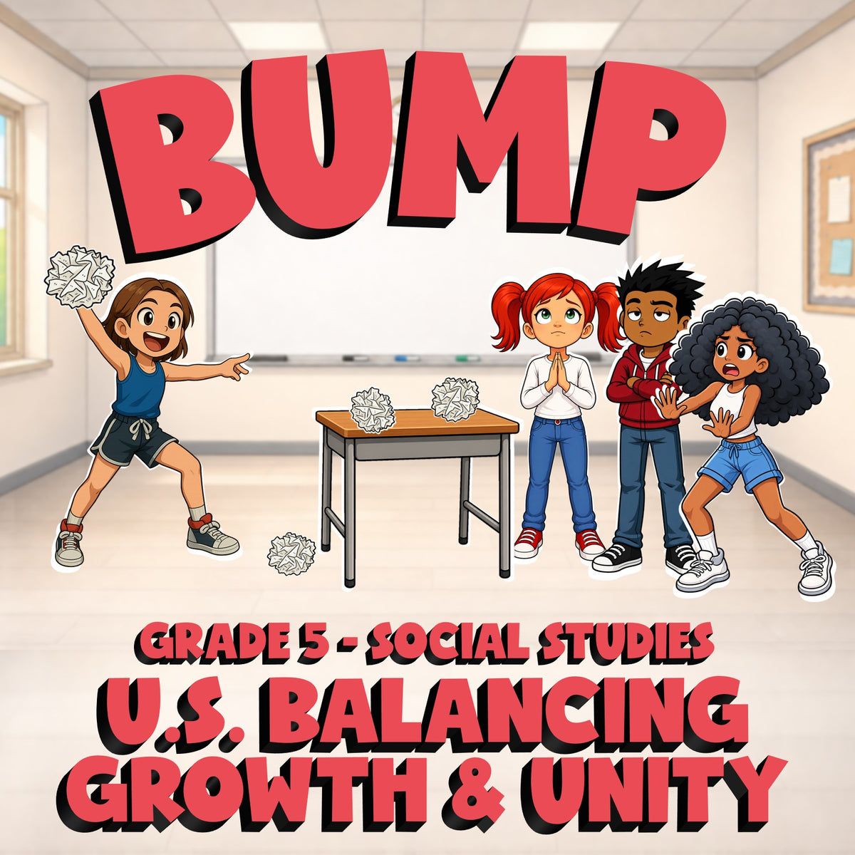 U.S. Balancing Growth & Unity BUMP Socials Game - No Prep Grade 5 Review
