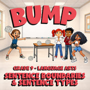 Sentence Boundaries & Sentence Types BUMP ELA Game - No Prep Grade 9 Review