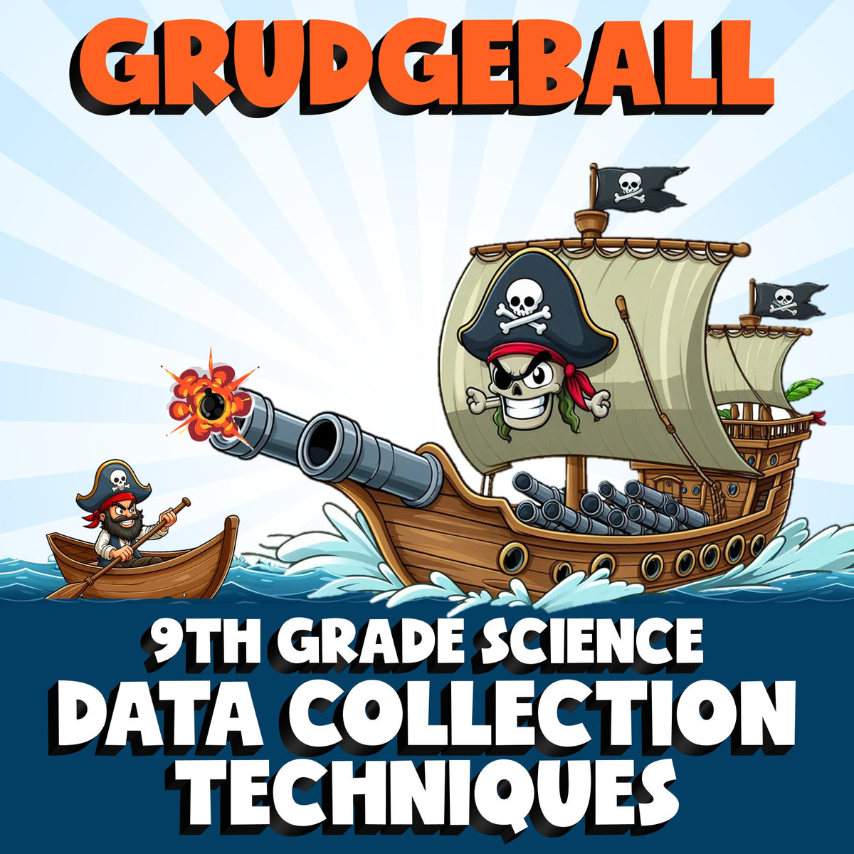 Data Collection Techniques GRUDGEBALL Science Game - No Prep Grade 9 Review
