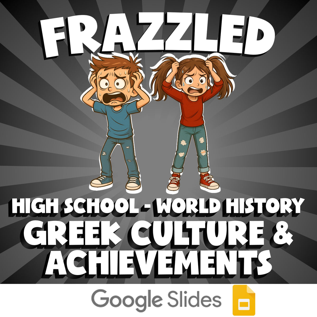 Greek Culture & Achievements FRAZZLED Game - No Prep World History Review