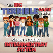 Integumentary System BIG TERRIBLE GAME - No Prep Grade 6 Science Review Activity
