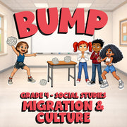 Migration & Culture BUMP Socials Game - No Prep Grade 4 Review Activity