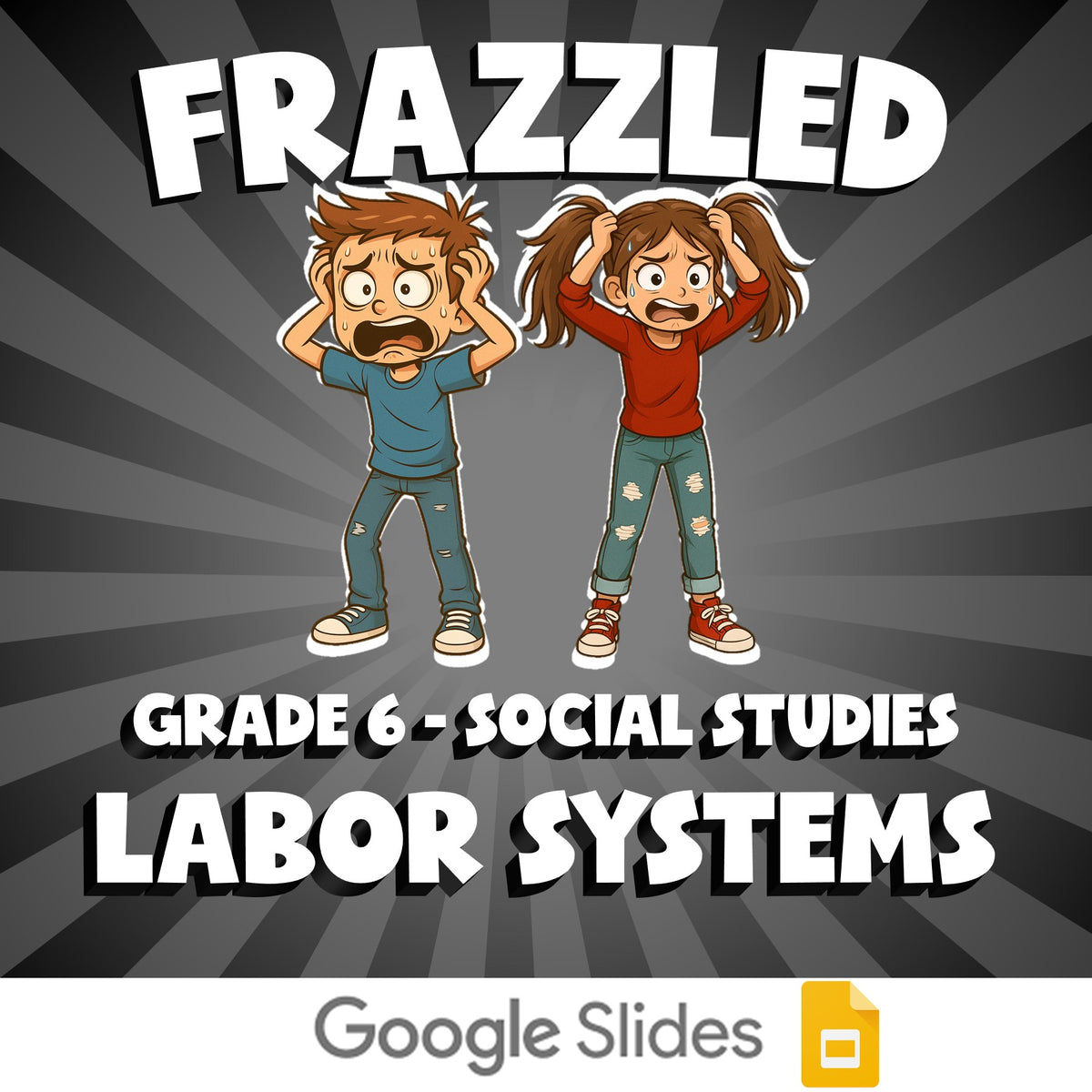 Labor Systems FRAZZLED Socials Game - No Prep Grade 6 Review Activity