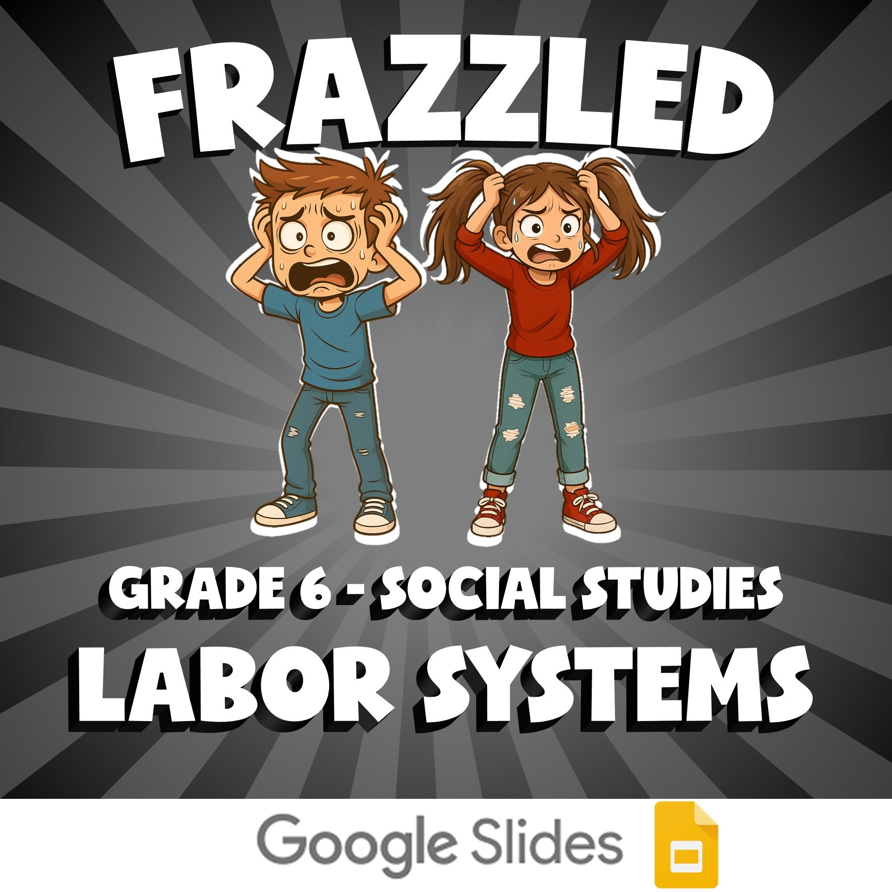Labor Systems FRAZZLED Socials Game - No Prep Grade 6 Review Activity