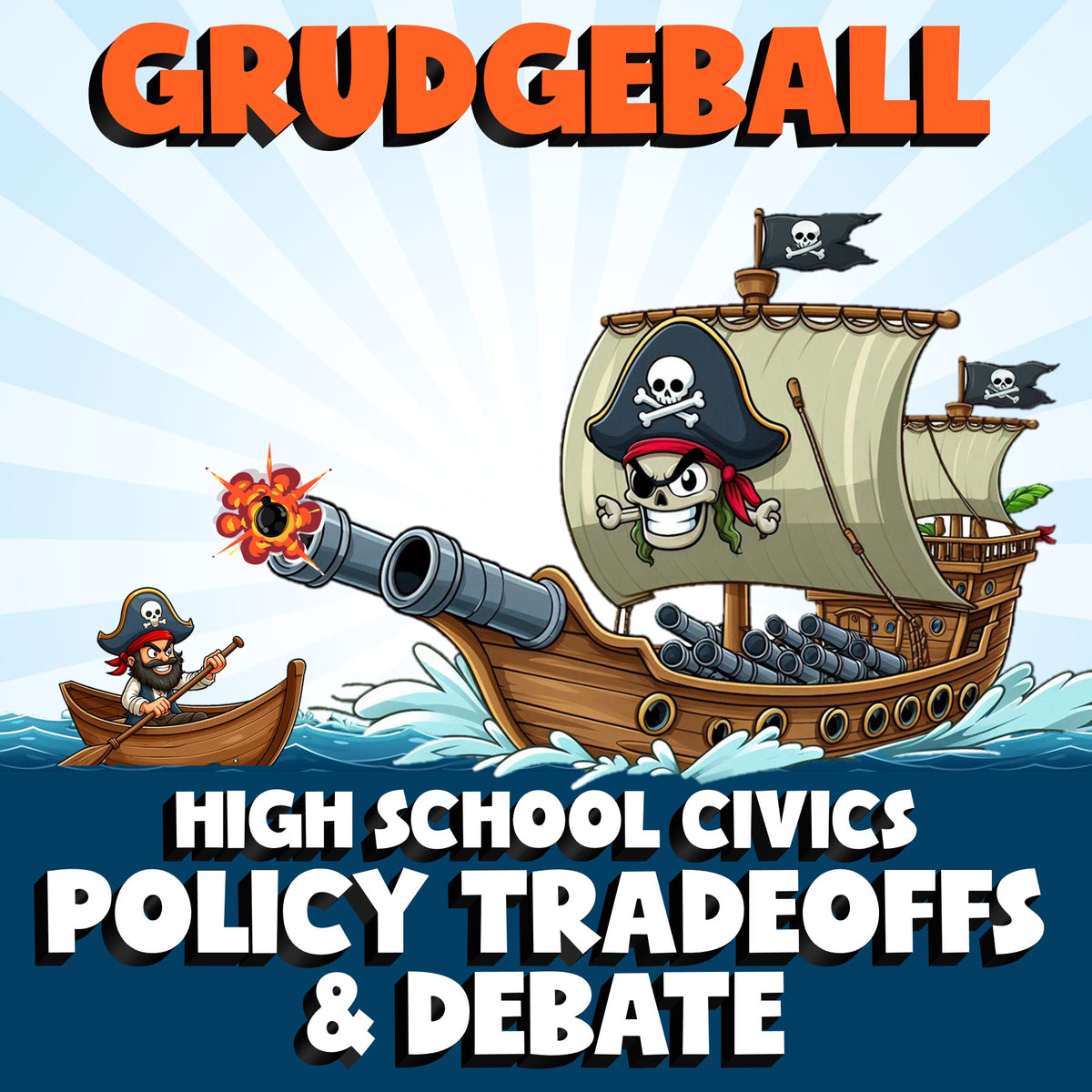 Policy Tradeoffs & Debate GRUDGEBALL Civics Game - No Prep Review Activity