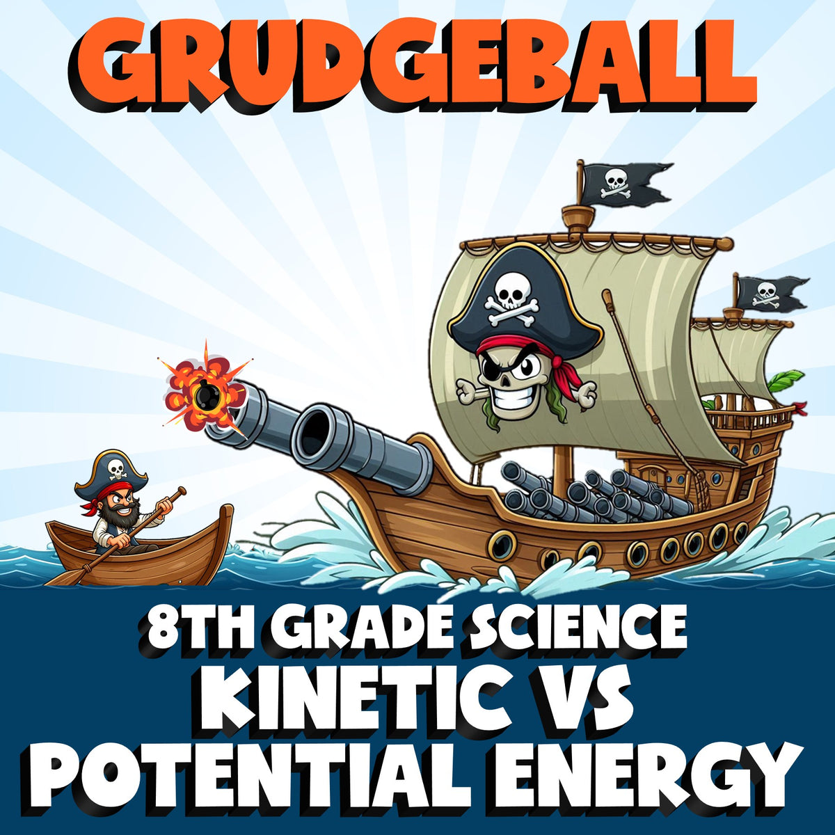 Kinetic vs Potential Energy GRUDGEBALL Science Game - No Prep Grade 8 Review