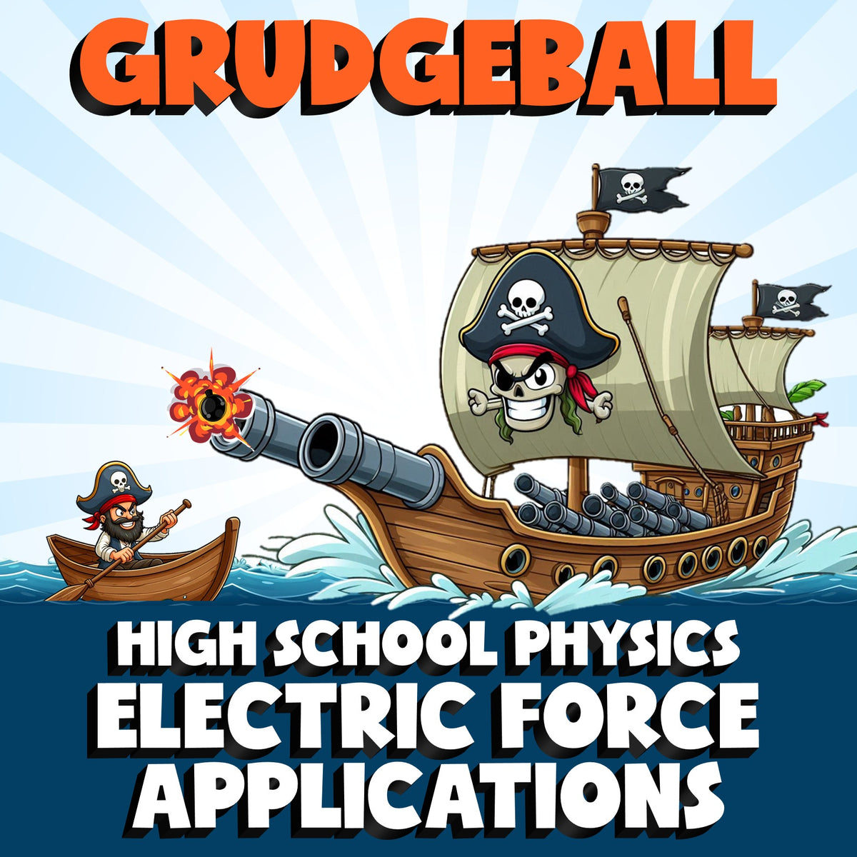 Electric Force Applications GRUDGEBALL Science Game - No Prep Physics Review