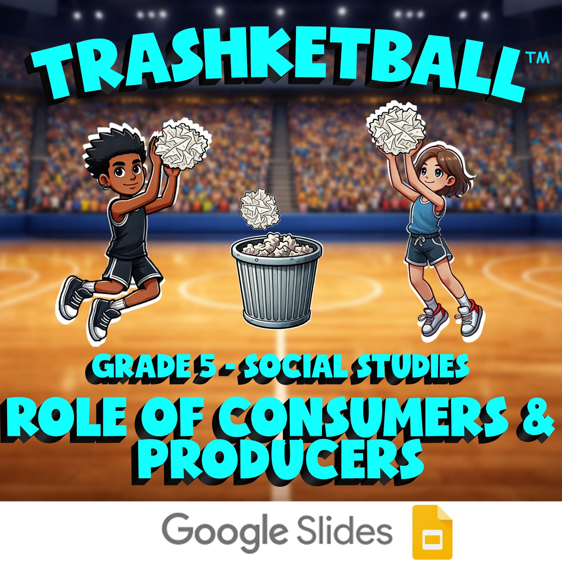 Role of Consumers & Producers TRASHKETBALL Socials Game - No Prep Grade 5 Review