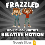 Relative Motion FRAZZLED Science Game - No Prep Physics Review Activity