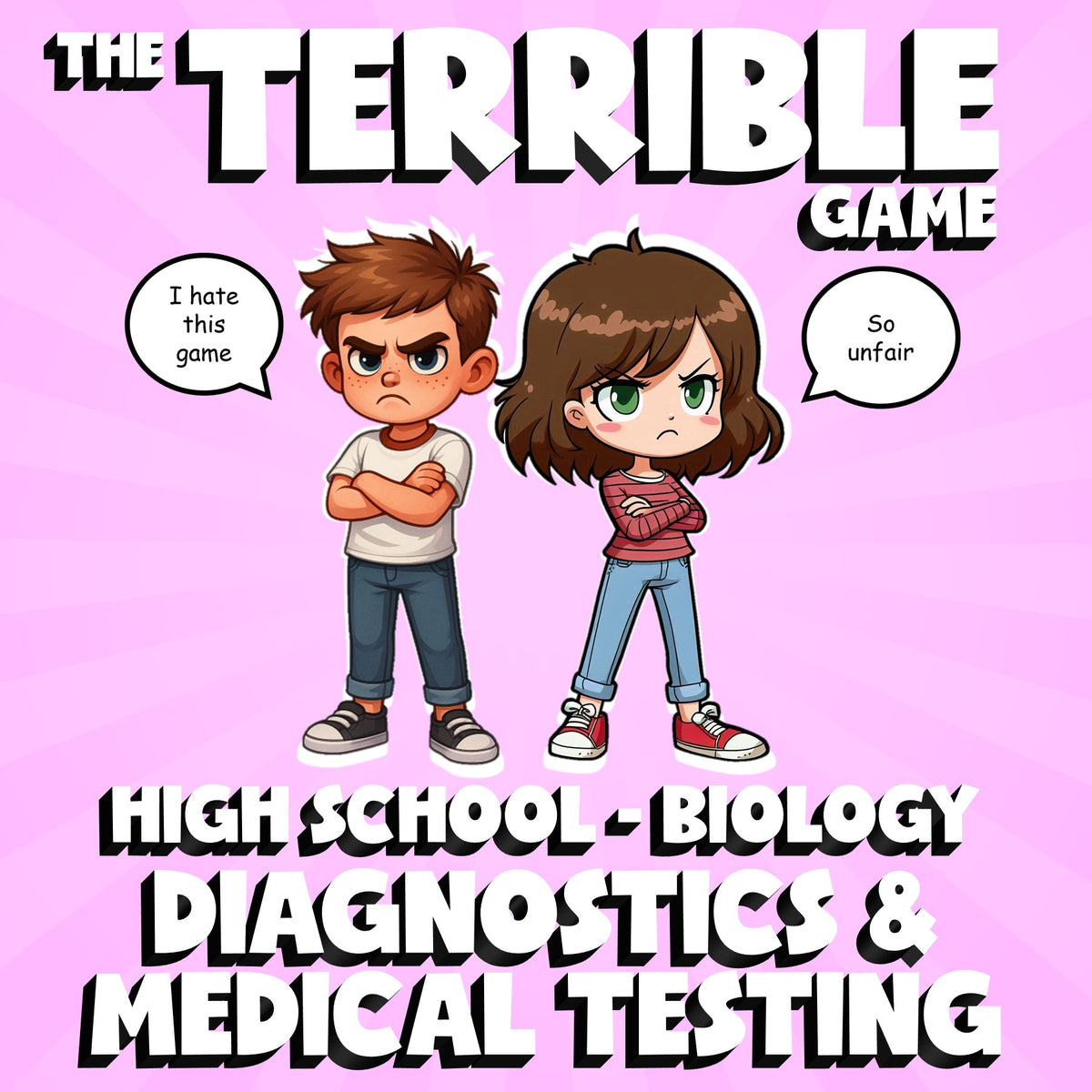 Diagnostics & Medical Testing THE TERRIBLE GAME - No Prep Biology Science Review