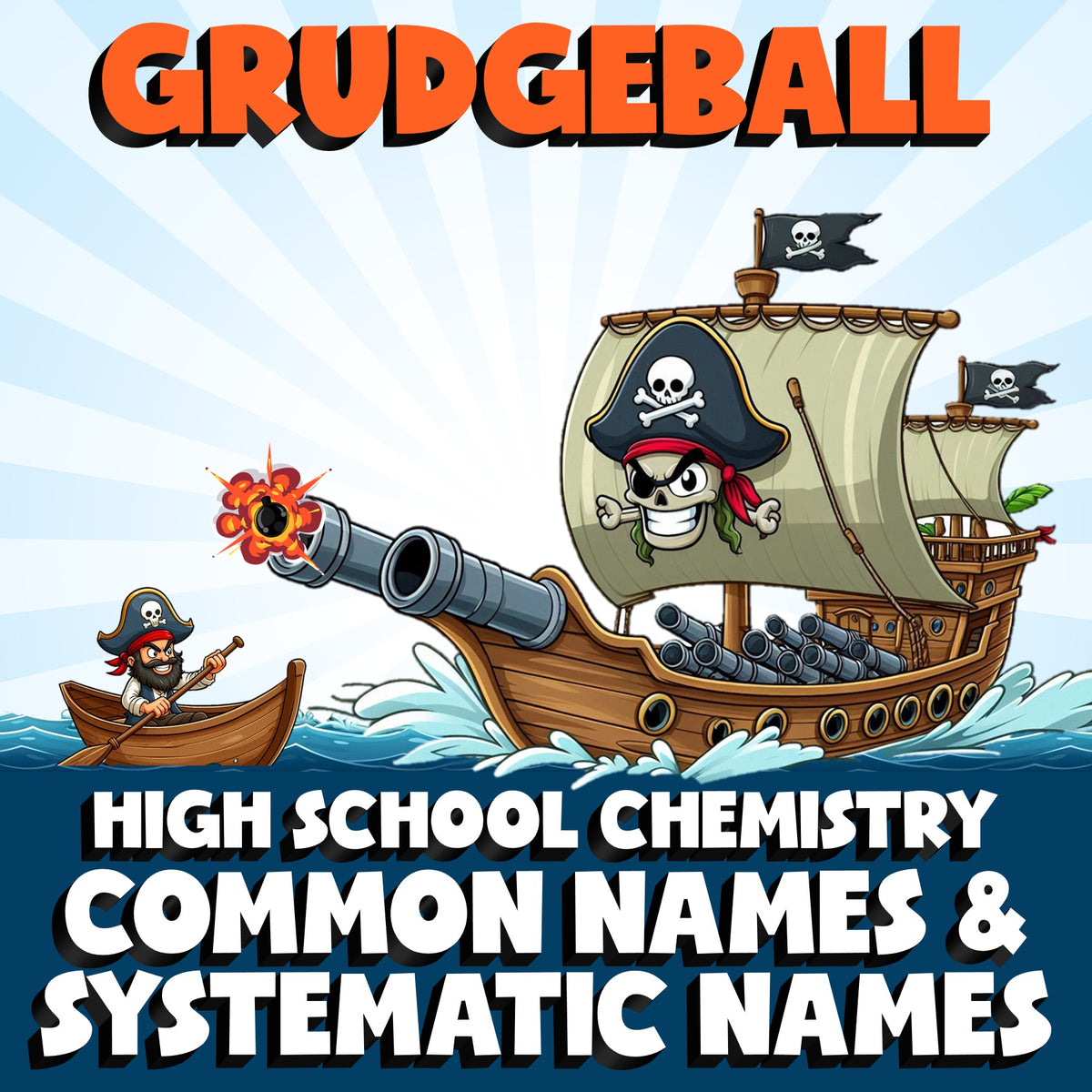 Common Names & Systematic Names GRUDGEBALL Science Game - No Prep Chemistry