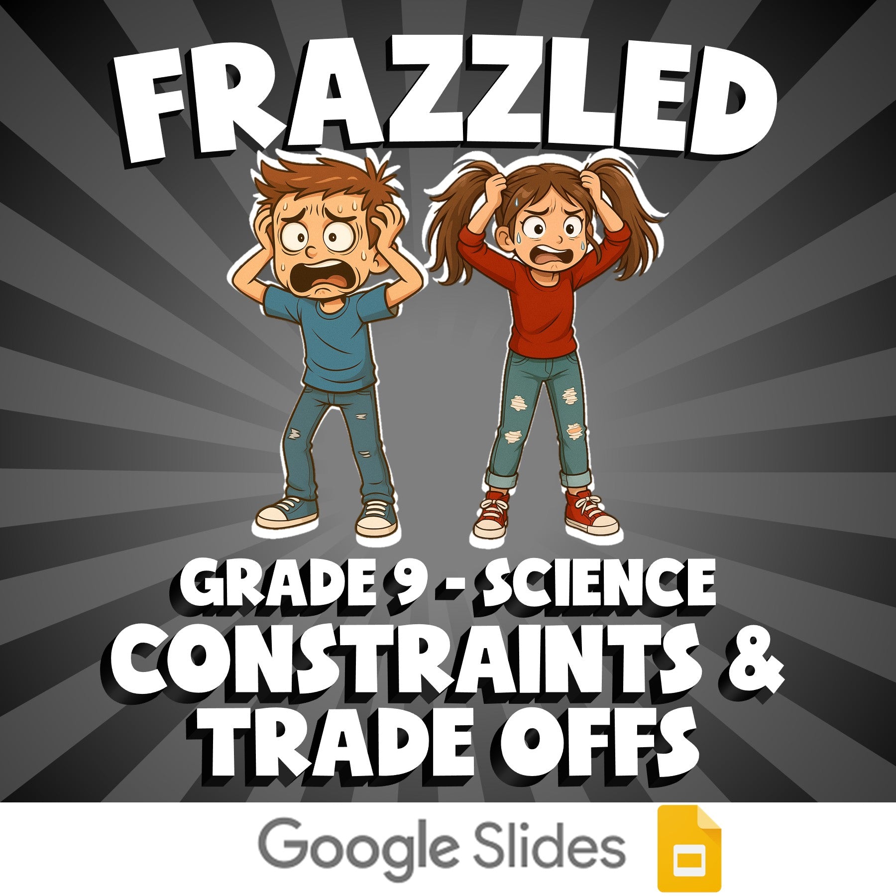 Constraints & Trade offs FRAZZLED Science Game - No Prep Grade 9 Review Activity