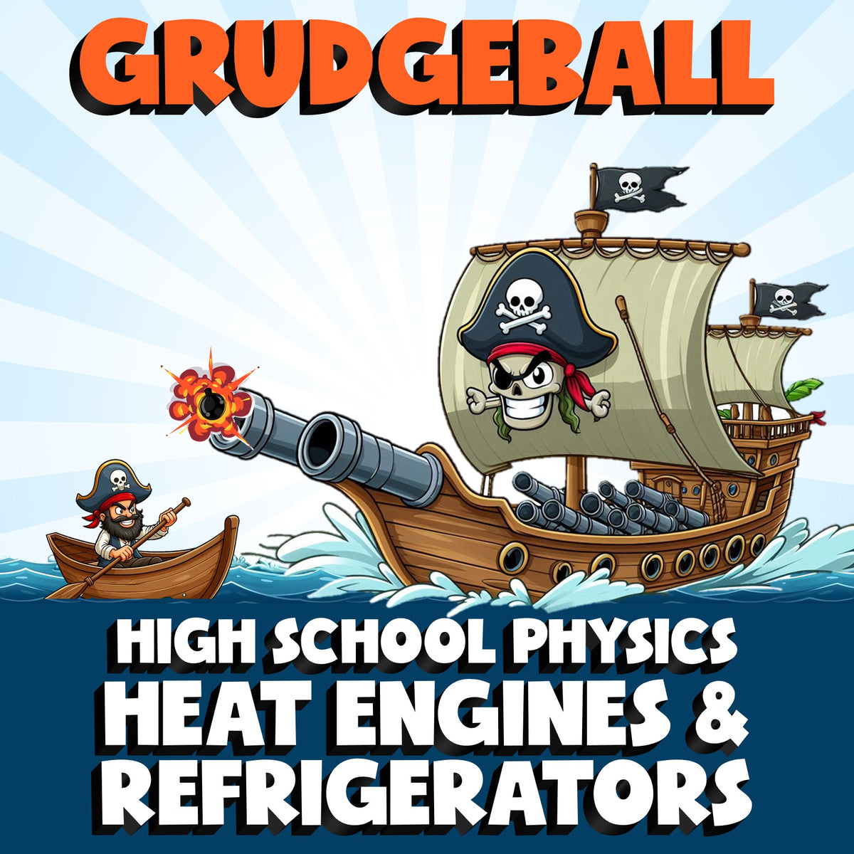 Heat Engines & Refrigerators GRUDGEBALL Science Game - No Prep Physics Review