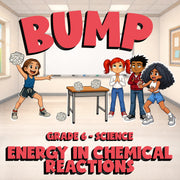 Energy in Chemical Reactions BUMP Science Game - No Prep Grade 6 Review Activity