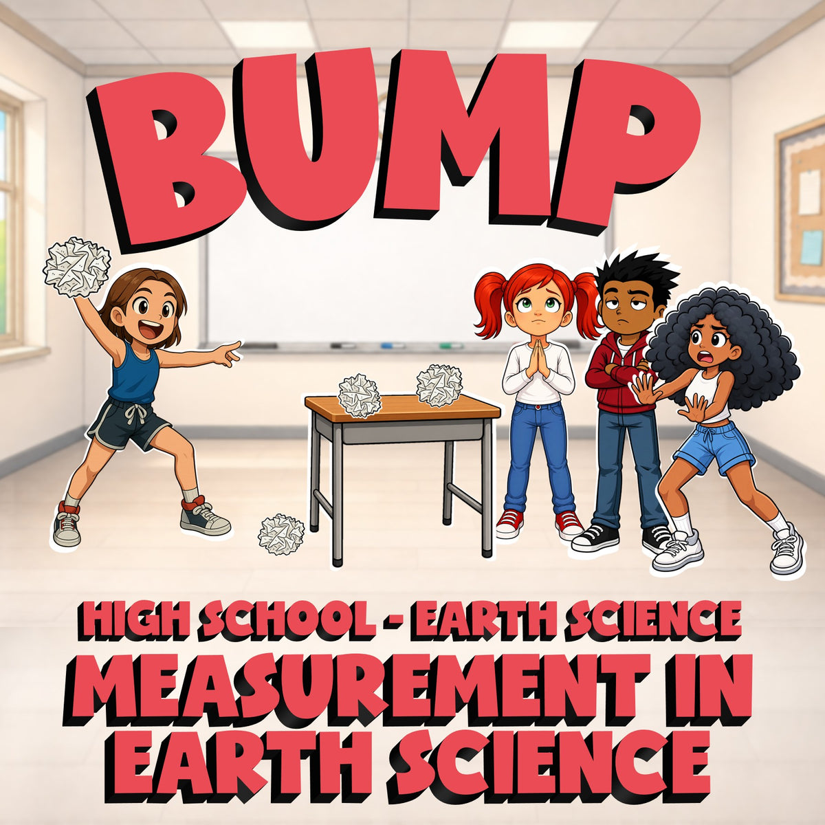Measurement in Earth Science BUMP Game - No Prep Earth Science Review Activity