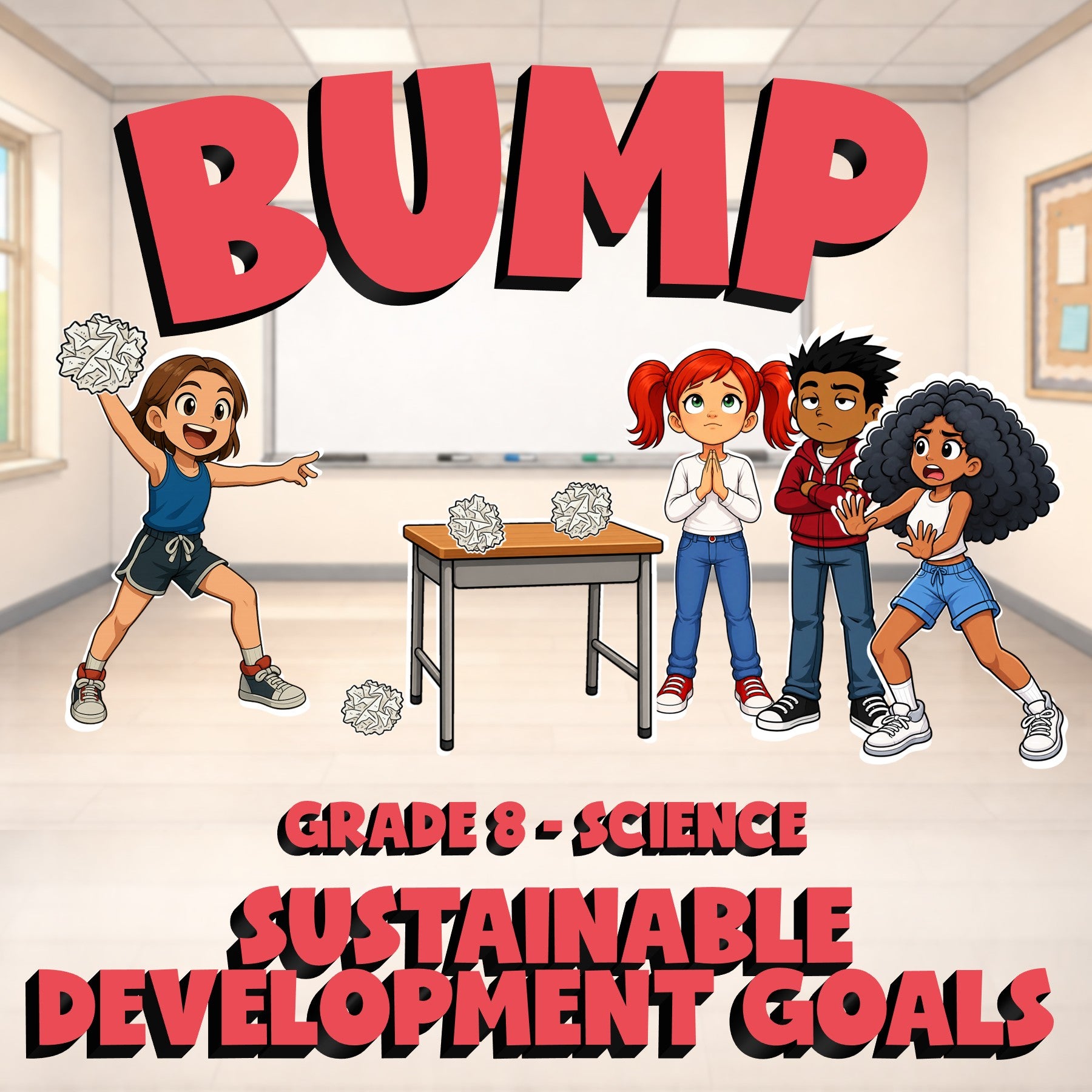 Sustainable Development Goals BUMP Science Game - No Prep Grade 8 Review