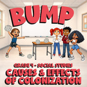 Causes & Effects of Colonization BUMP Socials Game - No Prep Grade 4 Review