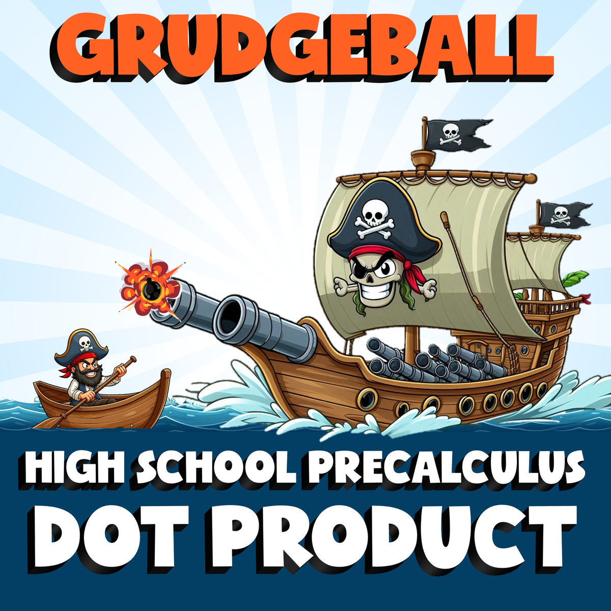 Dot Product GRUDGEBALL Math Game - No Prep PreCalculus Review Activity