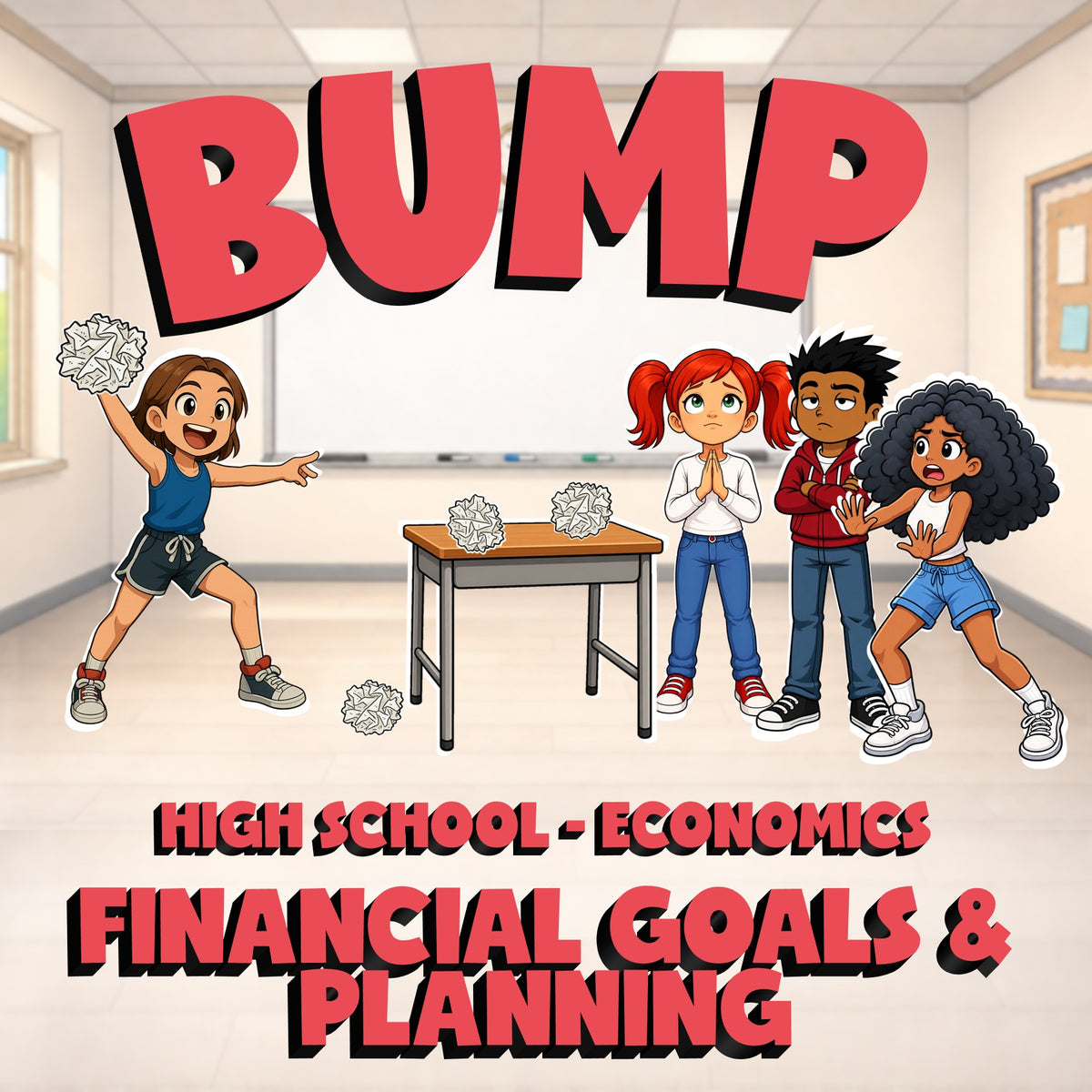 Financial Goals & Planning BUMP Economics Game - No Prep Review Activity
