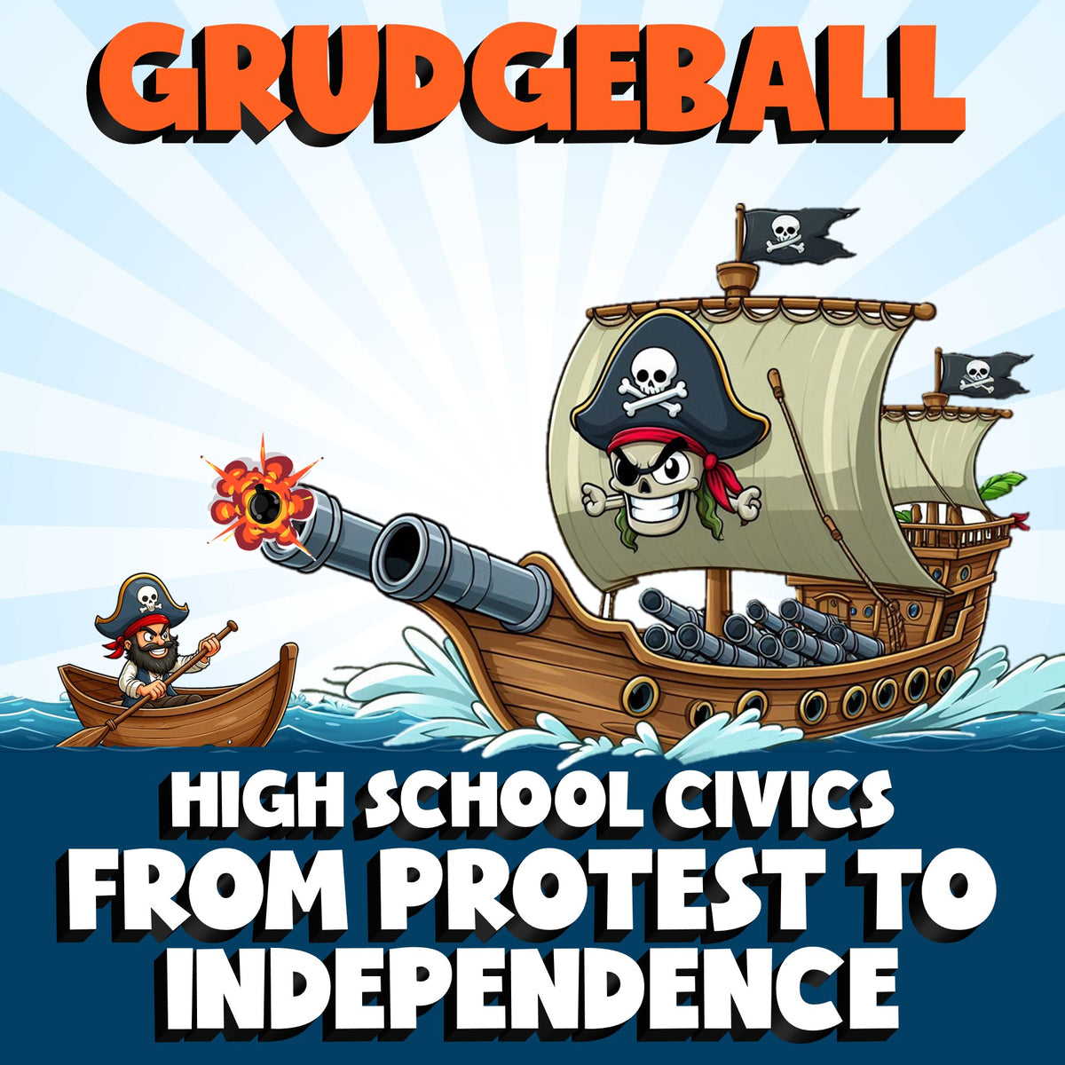 From Protest to Independence GRUDGEBALL Civics Game - No Prep Review Activity