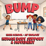Human Body Support & Movement BUMP Science Game - No Prep AP Biology Review