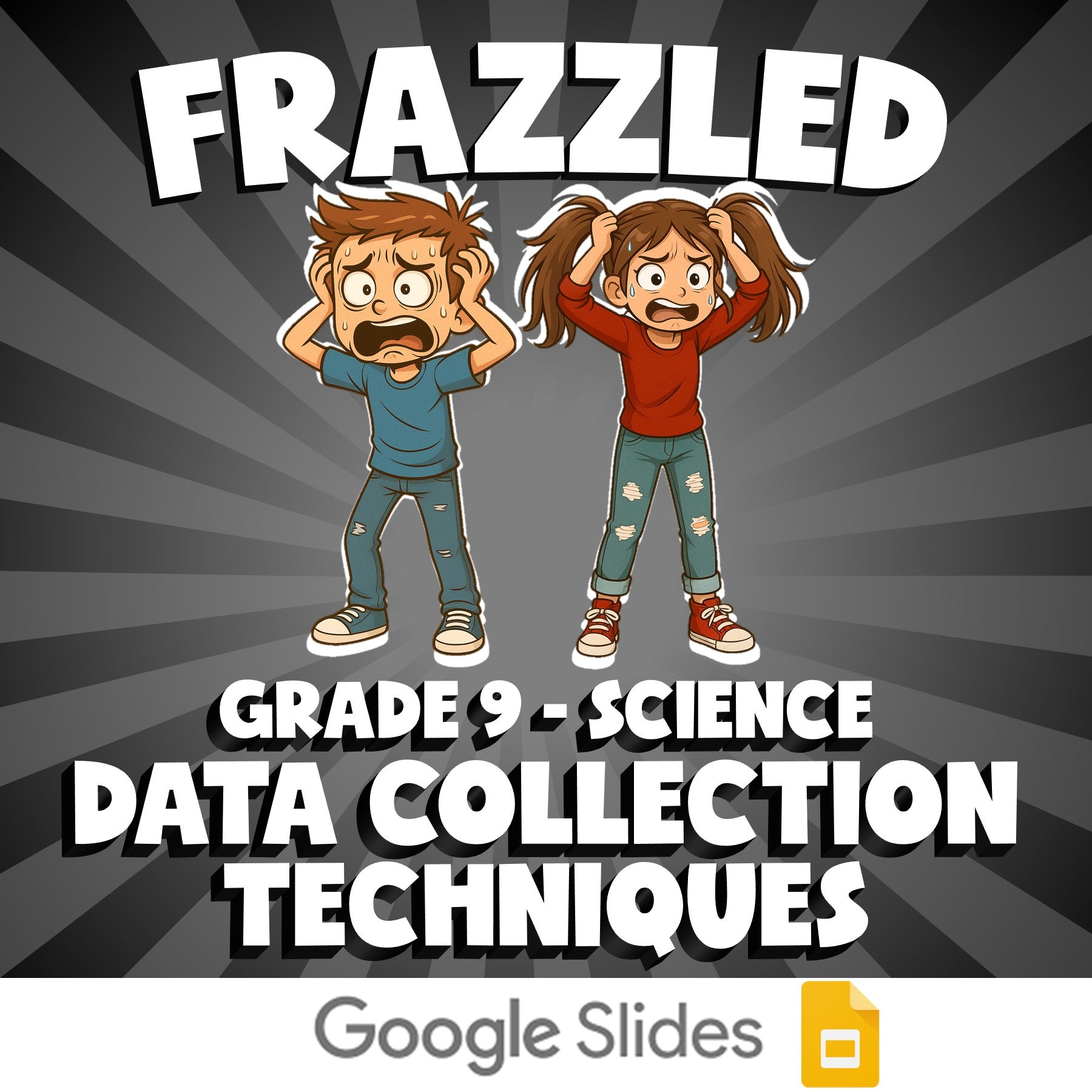 Data Collection Techniques FRAZZLED Science Game - No Prep Grade 9 Review