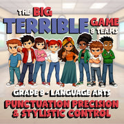 Punctuation Precision & Stylistic Control BIG TERRIBLE GAME - Grade 8 ELA Review