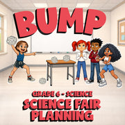 Science Fair Planning BUMP Science Game - No Prep Grade 6 Review Activity
