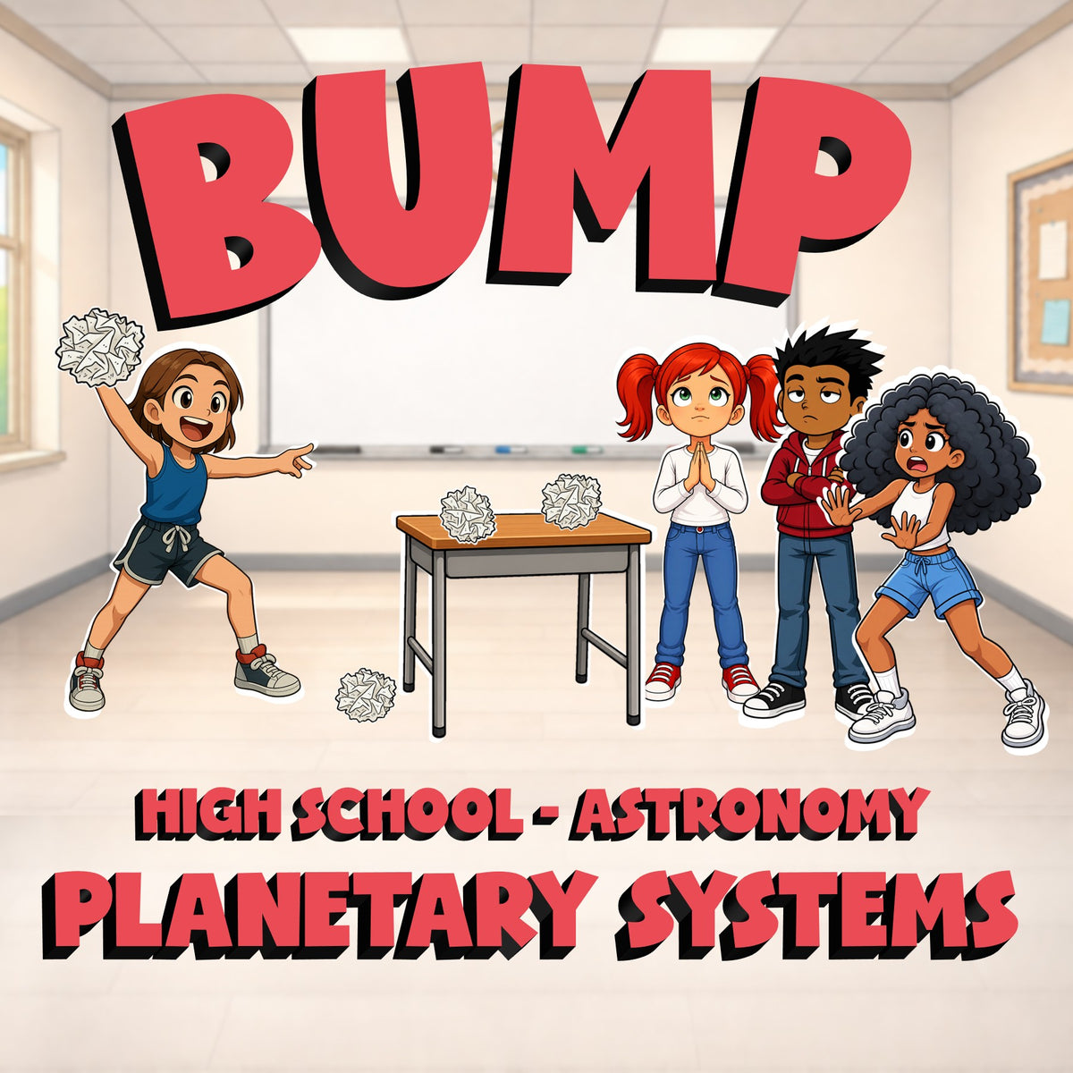 Planetary Systems BUMP Science Game - No Prep Astronomy Review Activity