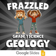Geology FRAZZLED Science Game - No Prep Grade 7 Review Activity