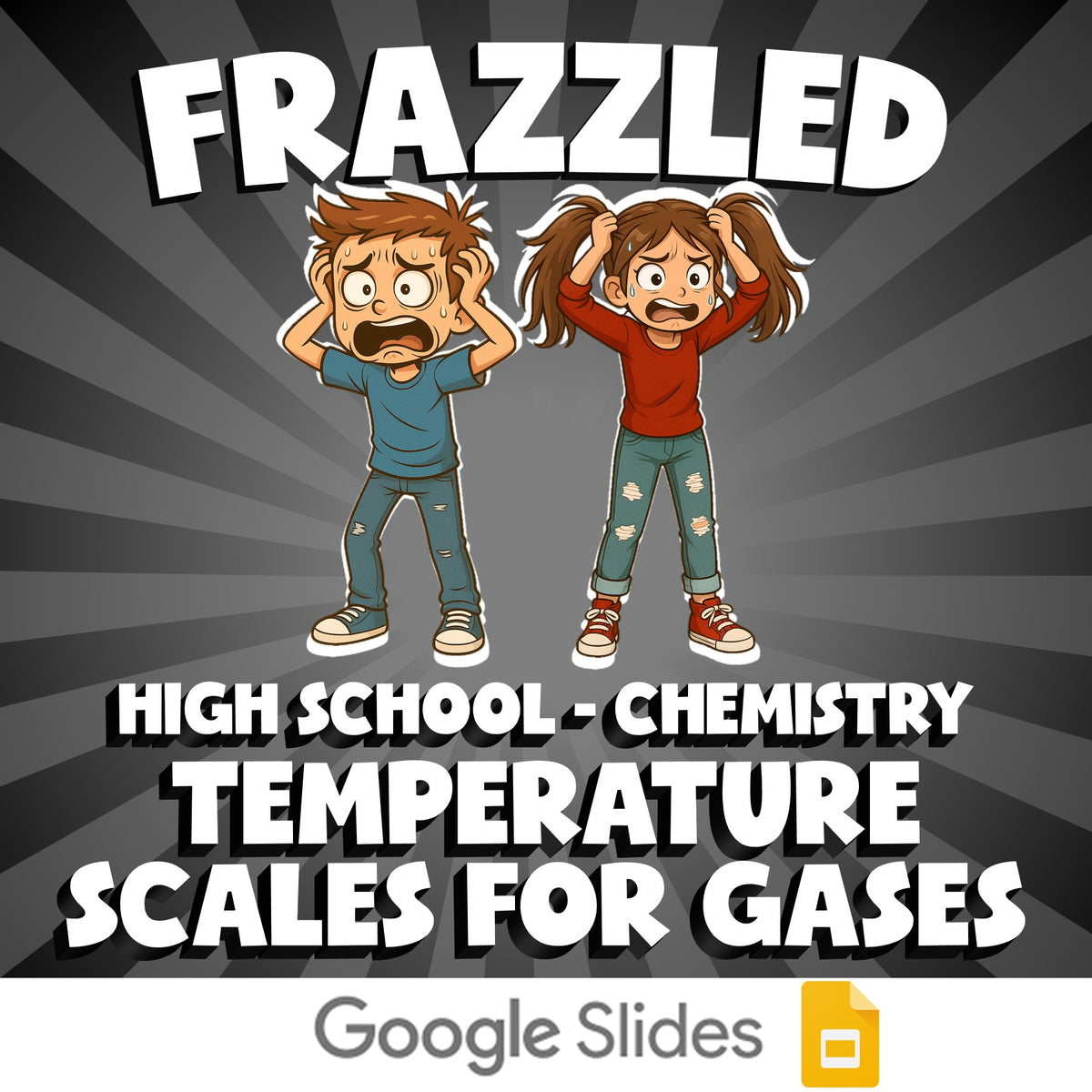 Temperature Scales for Gases FRAZZLED Science Game - No Prep Chemistry Review