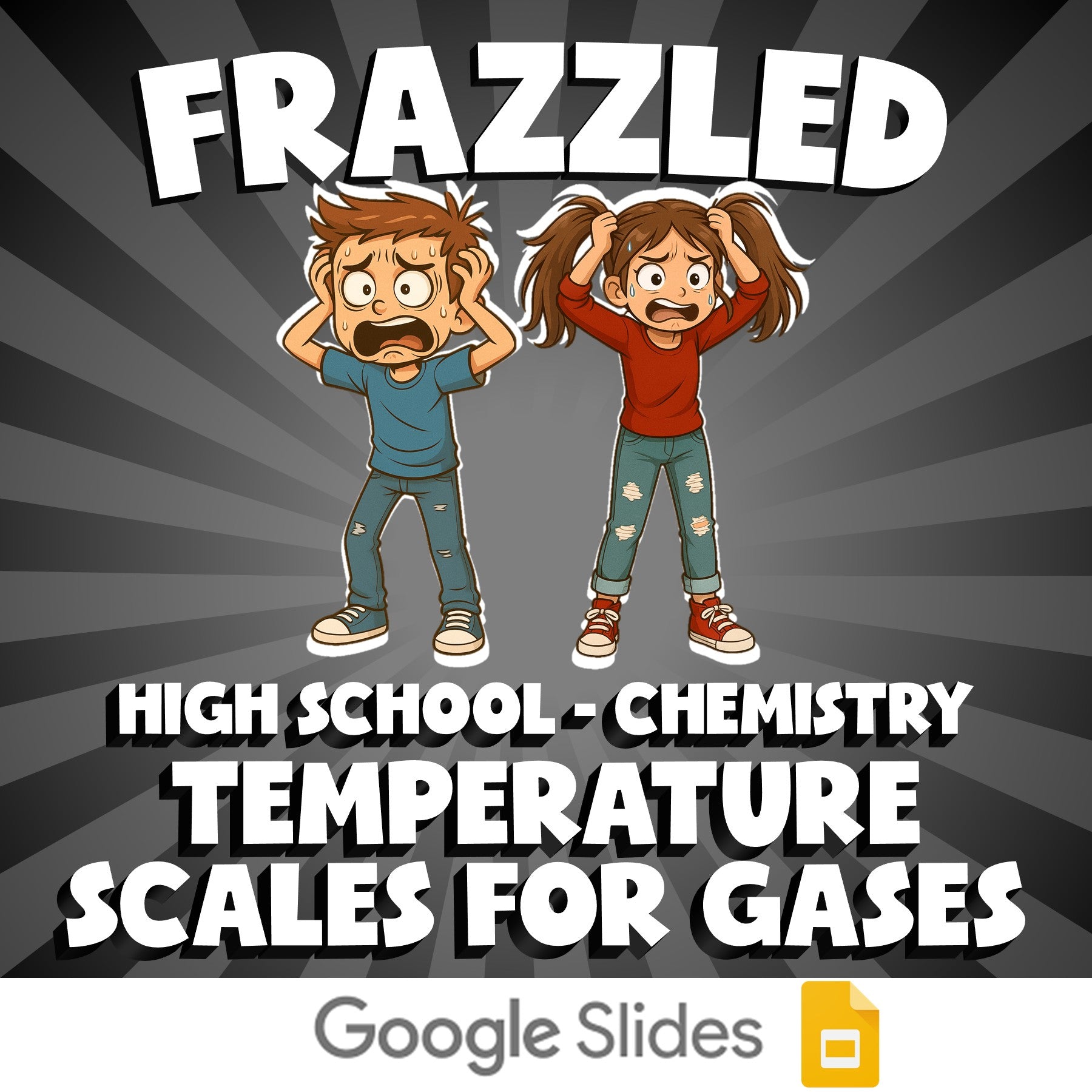 Temperature Scales for Gases FRAZZLED Science Game - No Prep Chemistry Review