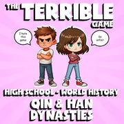 Qin & Han Dynasties THE TERRIBLE GAME - No Prep World History Review Activity
