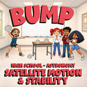 Satellite Motion & Stability BUMP Science Game - No Prep Astronomy Review