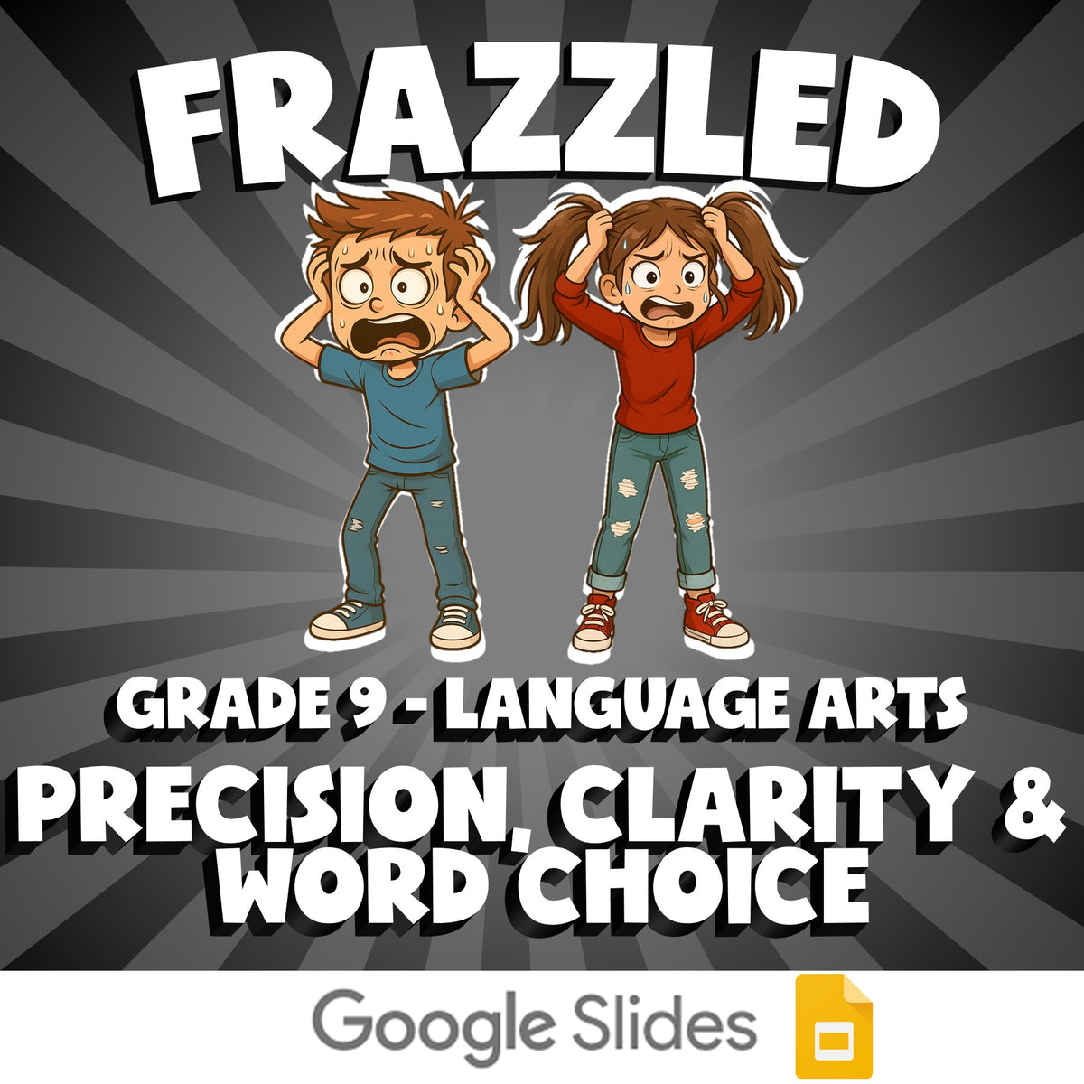Precision, Clarity & Word Choice FRAZZLED ELA Game - No Prep Grade 9 Review