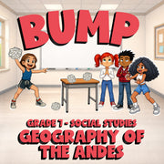 Geography of the Andes BUMP Socials Game - No Prep Grade 7 Review Activity
