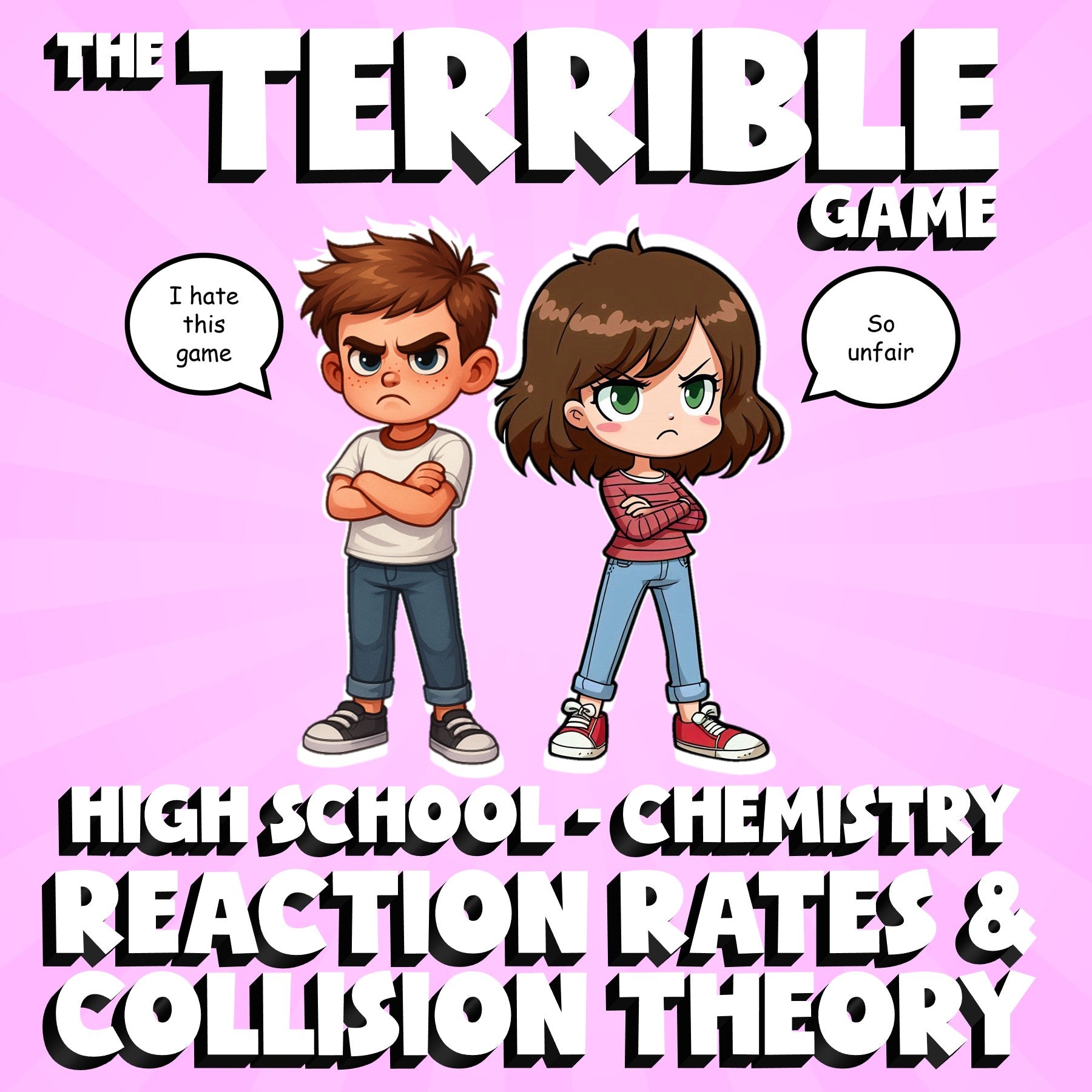 Reaction Rates & Collision Theory THE TERRIBLE GAME - Chemistry Science Review