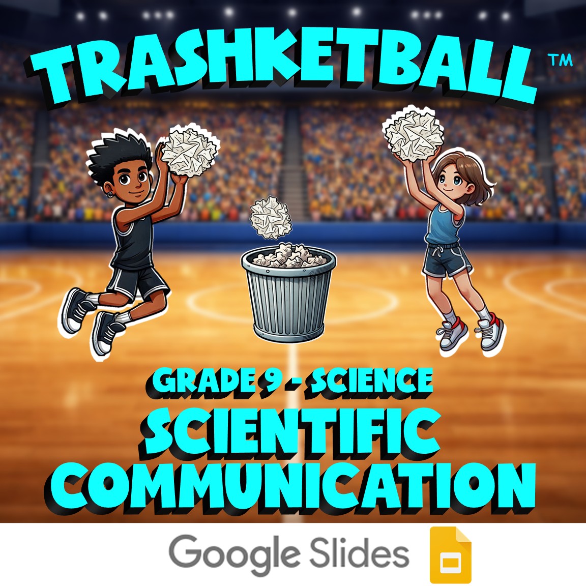 Scientific Communication TRASHKETBALL Science Game - No Prep Grade 9 Review