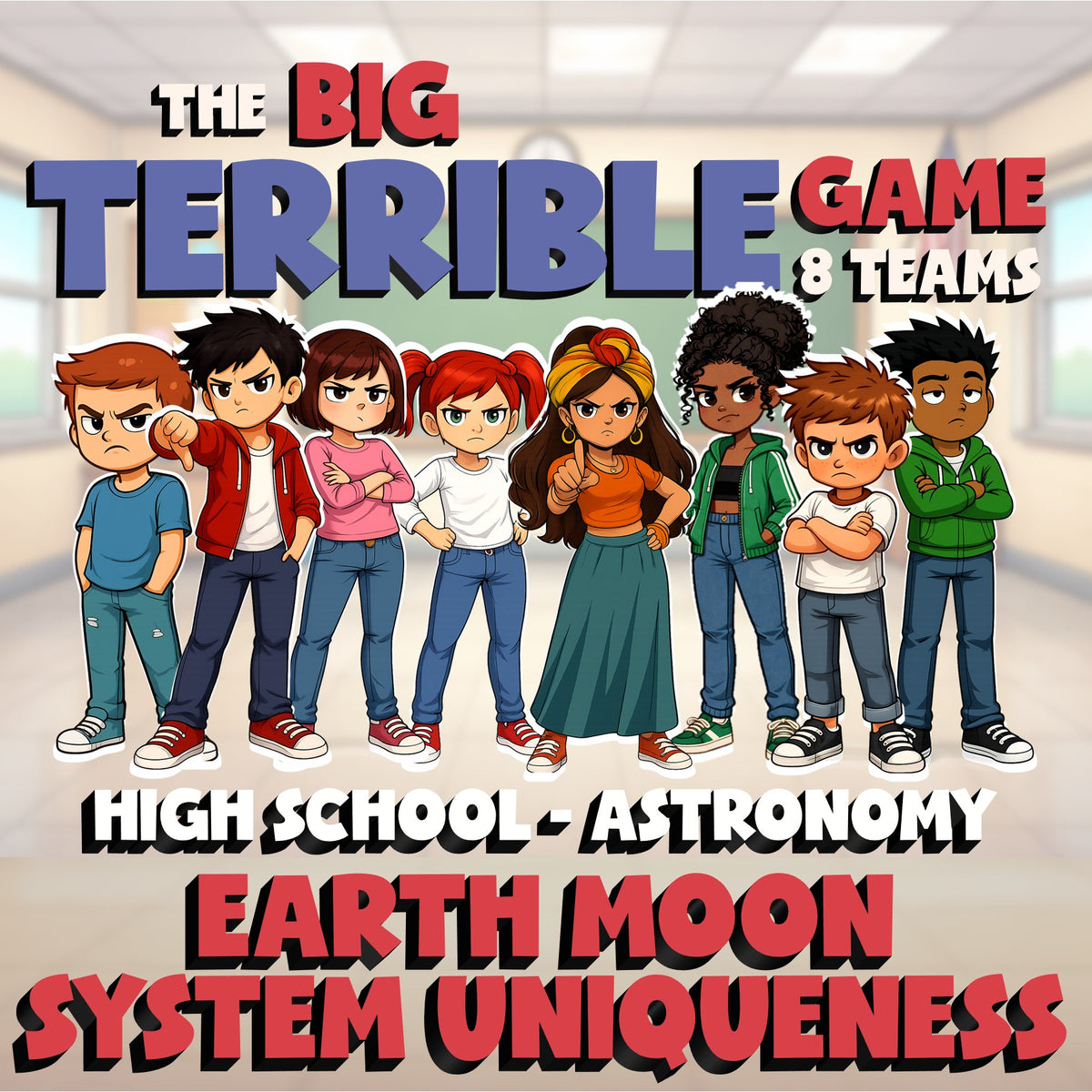 Earth Moon System Uniqueness BIG TERRIBLE GAME - Astronomy Science Review