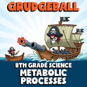 Metabolic Processes GRUDGEBALL Science Game - No Prep Grade 8 Review Activity