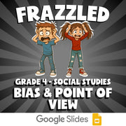 Bias & Point of View FRAZZLED Socials Game - No Prep Grade 4 Review Activity