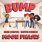 Moon Phases BUMP Game - No Prep Earth Science Review Activity