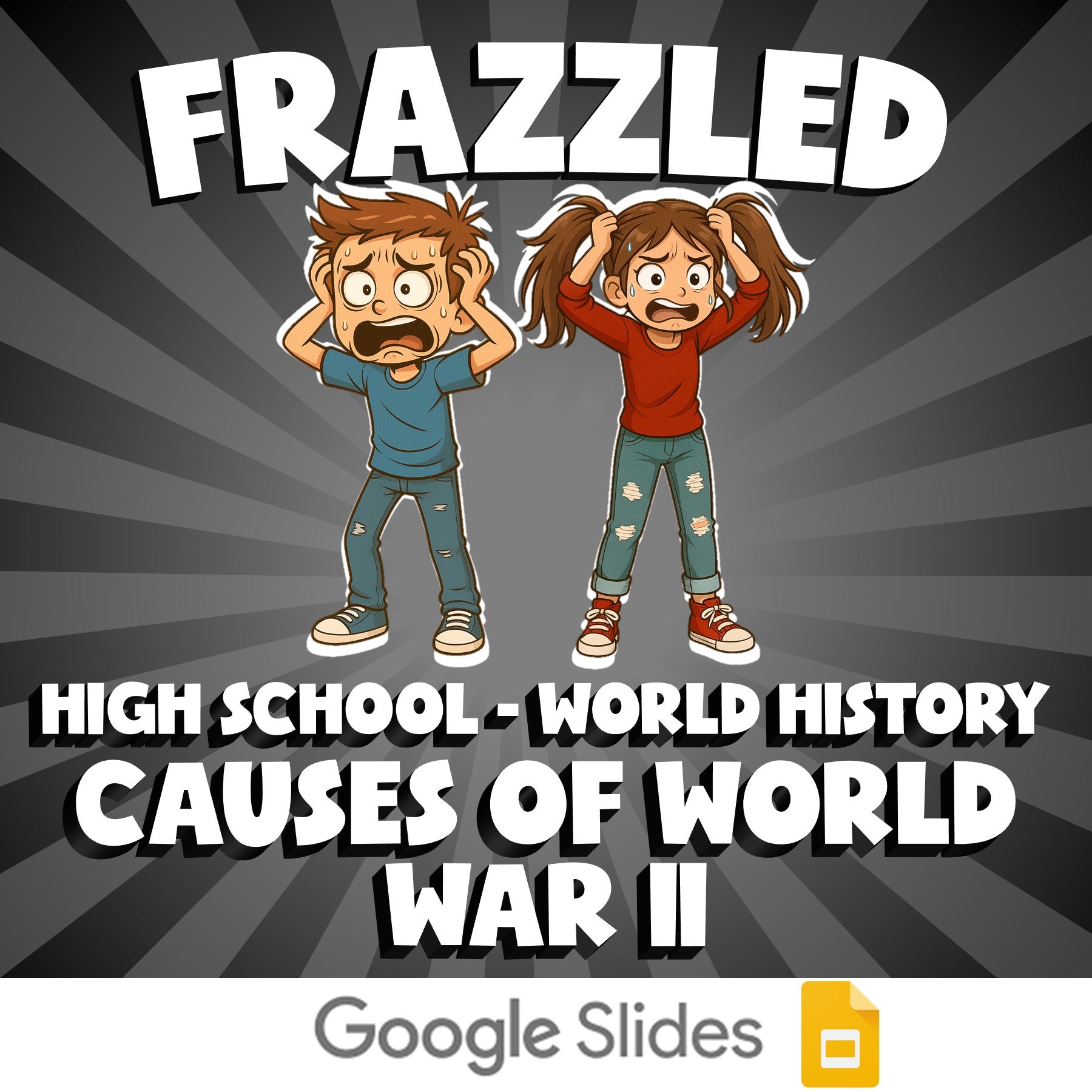 Causes of World War II FRAZZLED Game - No Prep World History Review Activity