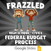 Federal Budget Process FRAZZLED Civics Game - No Prep Review Activity