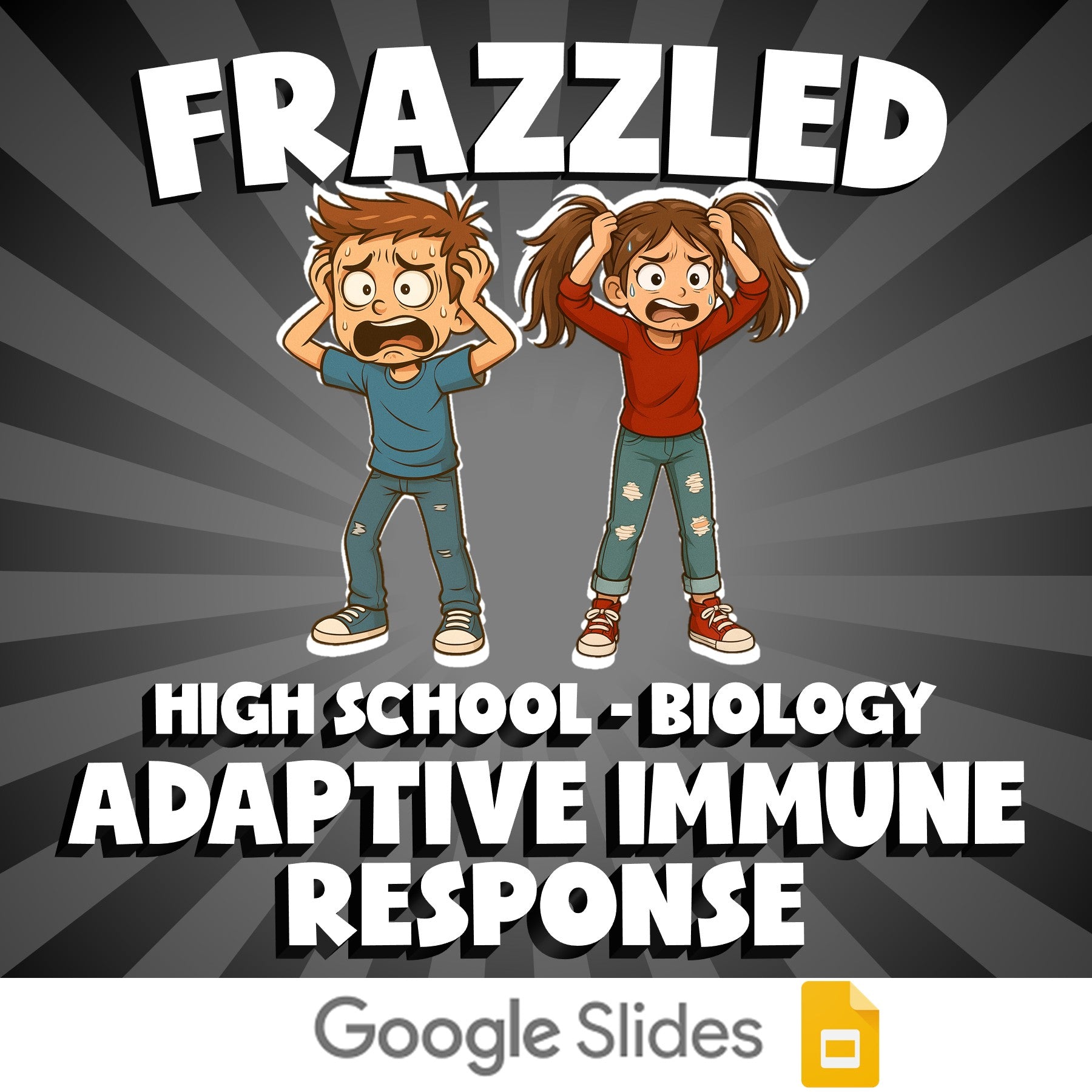 Adaptive Immune Response FRAZZLED Science Game - No Prep Biology Review Activity