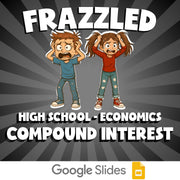 Compound Interest FRAZZLED Economics Game - No Prep Review Activity