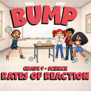 Rates of Reaction BUMP Science Game - No Prep Grade 9 Review Activity