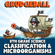 Classification & Microorganisms GRUDGEBALL Science Game - No Prep Grade 8 Review