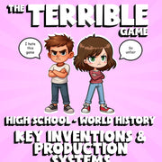 Key Inventions & Production Systems THE TERRIBLE GAME - World History Review